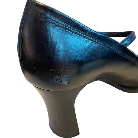 GUC Black Hush Puppies Mary Janes - Picture 6 of 7